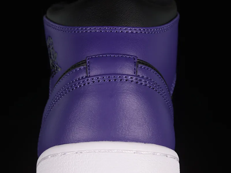 All categories Air Jordan Jordan series basketball shoes Air Jordan 1 Mid Air Jordan 1 Mid AJ1 Joe 1 black and blue mid-top basketball shoes BQ6472-051